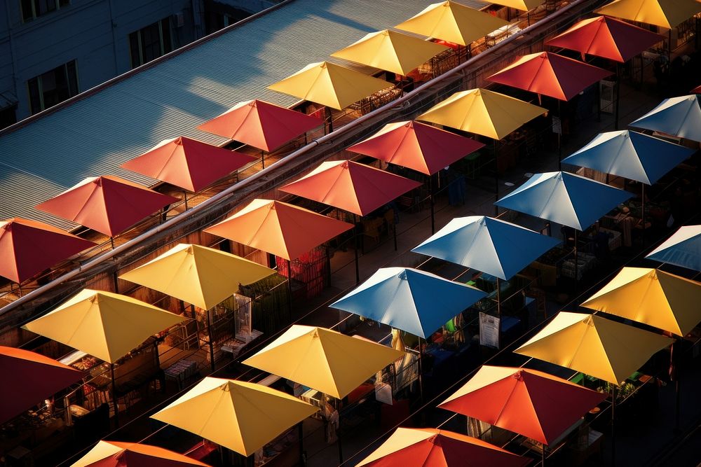 Architecture building umbrella outdoors. 