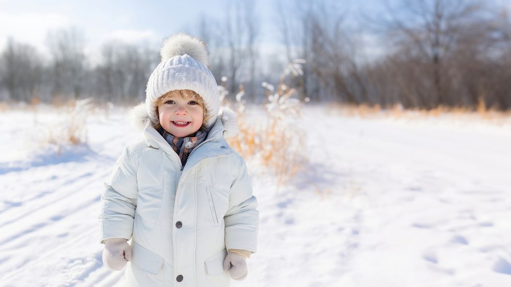 Happy kid portrait outdoors nature. AI generated Image by rawpixel.