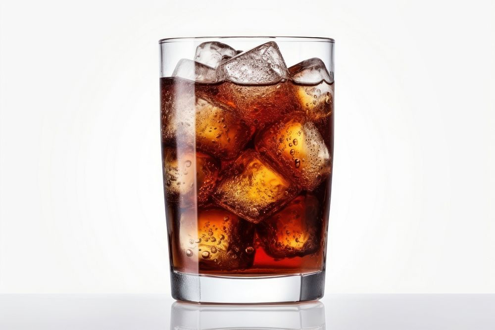 Drink cocacola cocktail glass soda. AI generated Image by rawpixel.