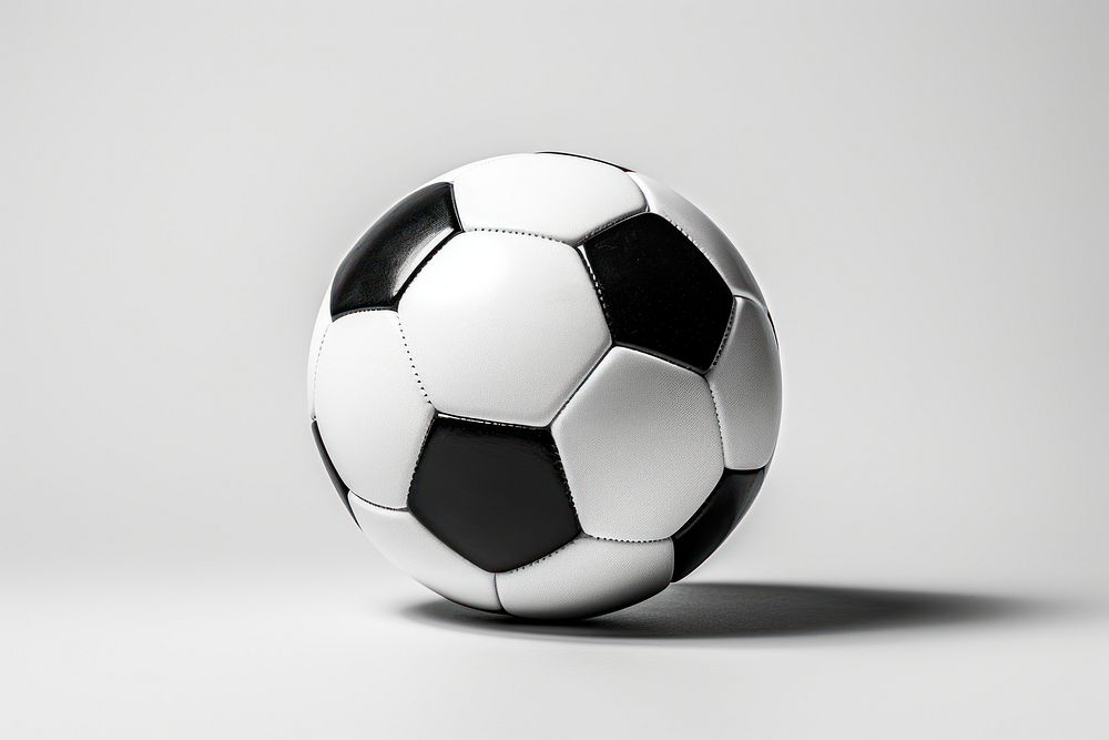 A soccer ball football sports black. AI generated Image by rawpixel.