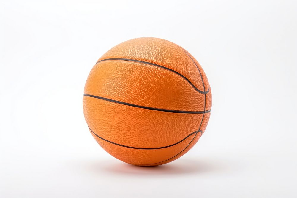 Basketball ball sports white background simplicity. AI generated Image by rawpixel.