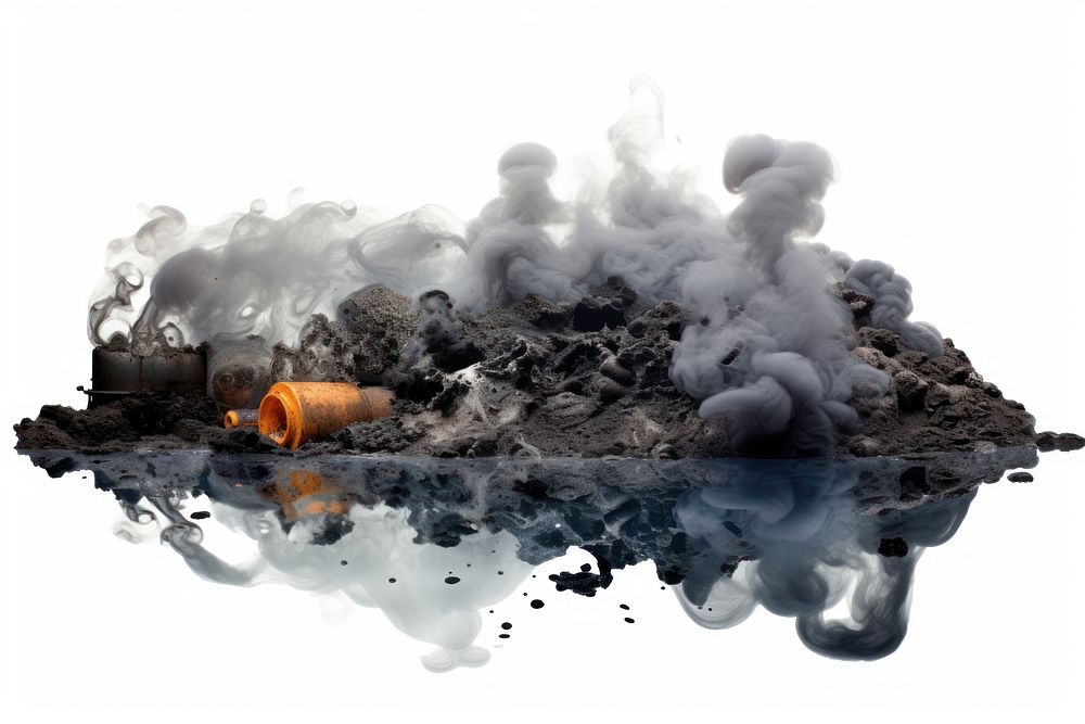 Pollution pollution outdoors smoke. AI generated Image by rawpixel.
