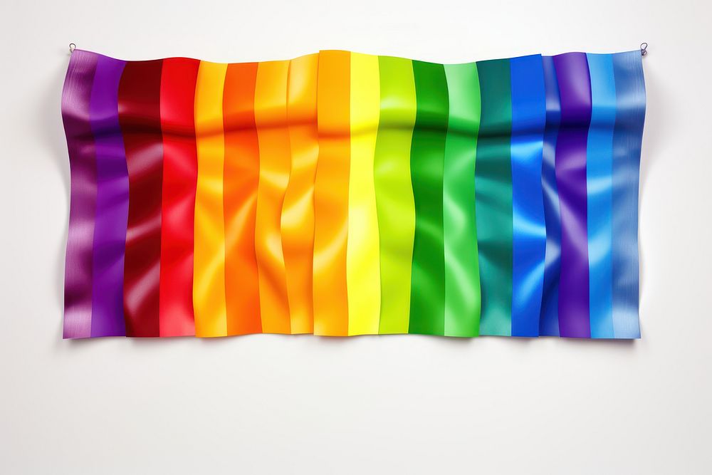 Rainbow rainbow purple flag. AI generated Image by rawpixel.