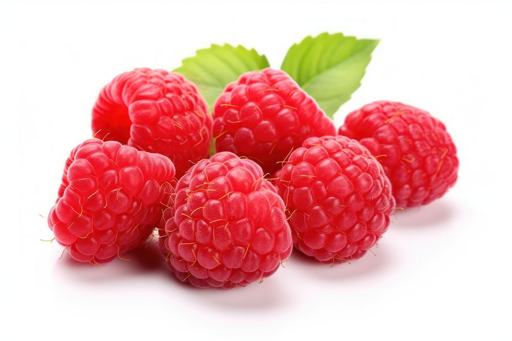 Raspberries fruit raspberry plant food. AI generated Image by rawpixel.