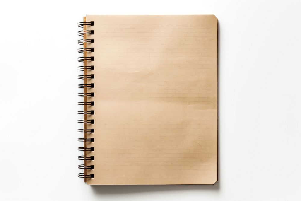 Ruled Notebook paper diary page white background. AI generated Image by rawpixel.