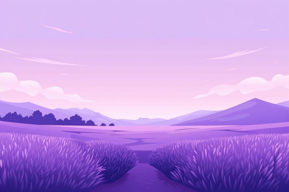 Lavender field backgrounds landscape outdoors. AI generated Image by rawpixel.