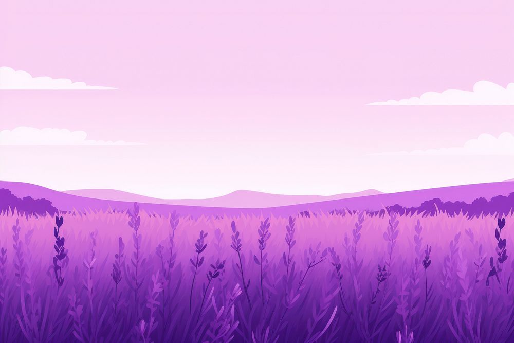 Lavender field backgrounds landscape outdoors. AI generated Image by rawpixel.