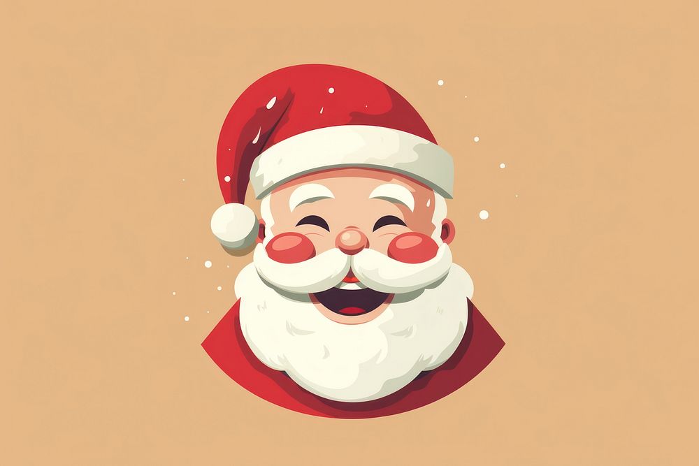Santa celebration decoration moustache. AI generated Image by rawpixel.
