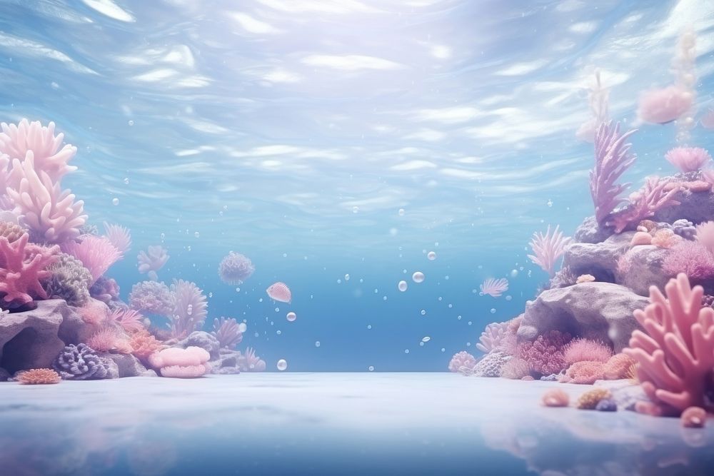 Sea underwater outdoors aquarium. AI generated Image by rawpixel.