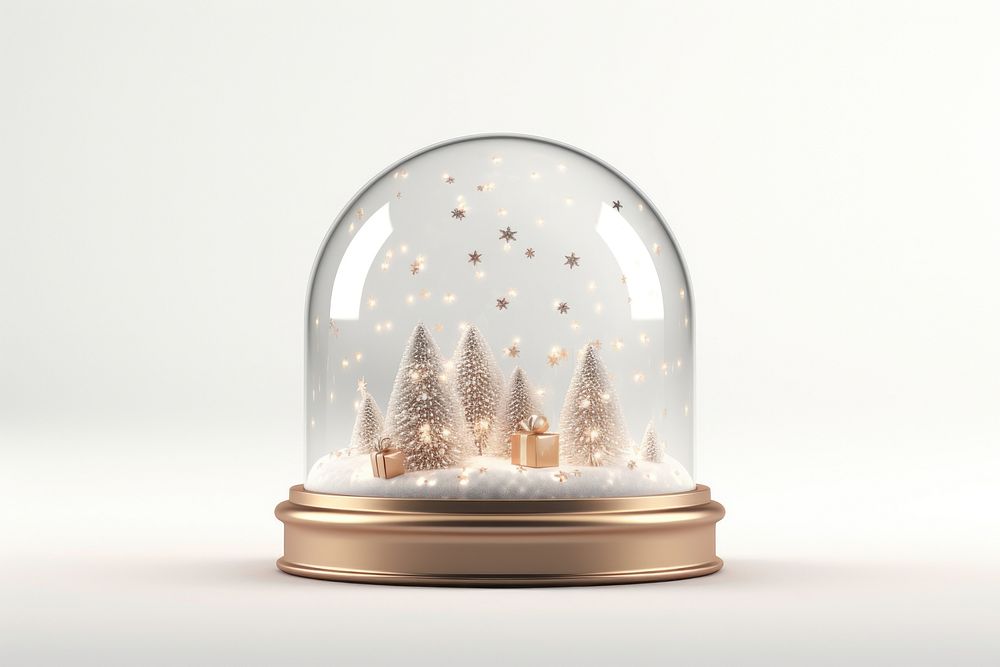Glass snow globe christmas transparent | Free Photo Illustration - rawpixel