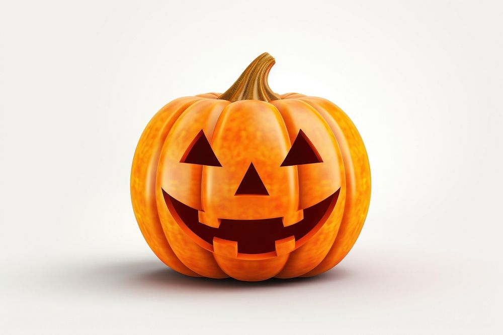 Halloween pumpkin vegetable food anthropomorphic. AI generated Image by rawpixel.