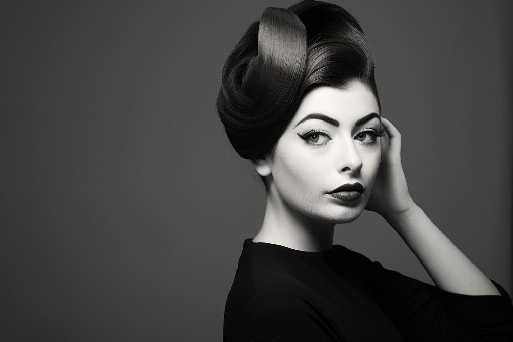 Fashionable elegant model portrait adult black. AI generated Image by rawpixel.