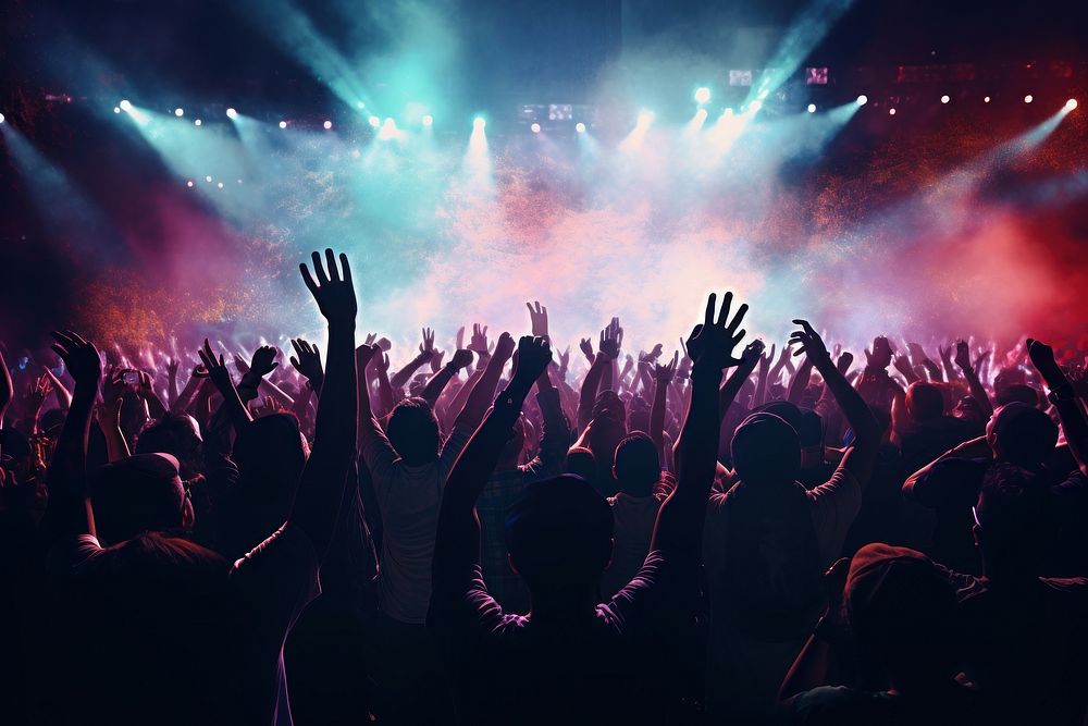 Concert nightlife nightclub adult. AI generated Image by rawpixel.