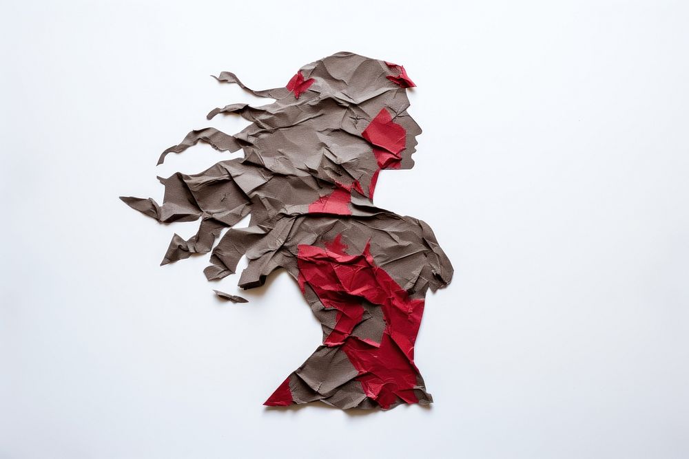 Origami paper art sketch. AI generated Image by rawpixel.