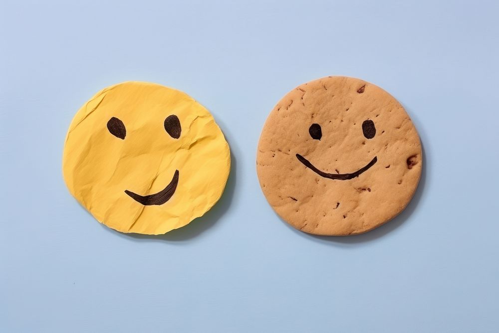 Papier mache cookies biscuit food anthropomorphic. AI generated Image by rawpixel.