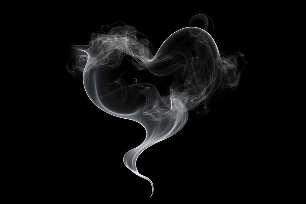 Smoke steam smoke shape black. 