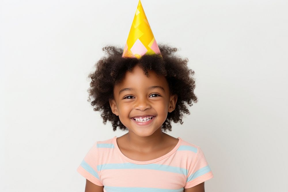 Child celebration anniversary hairstyle. AI generated Image by rawpixel.