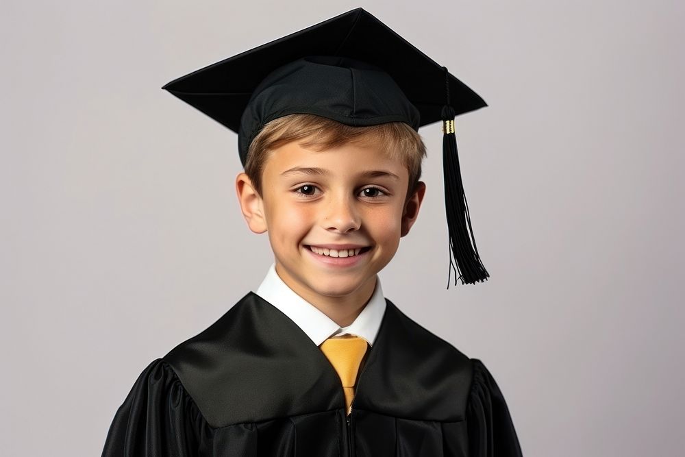 Graduation portrait student smile. AI generated Image by rawpixel.