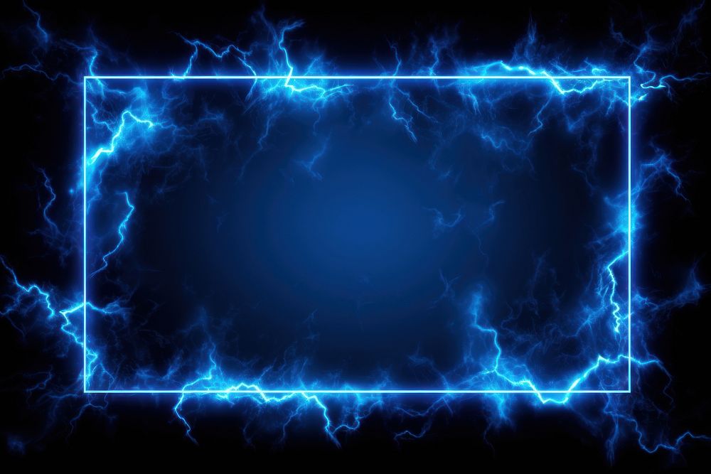 Blue Lightning thunder lightning thunderstorm backgrounds. AI generated Image by rawpixel.