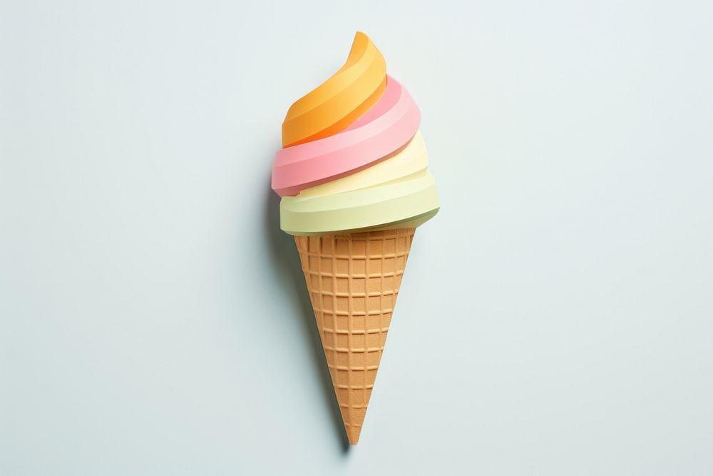 Icecream cone dessert food freshness. AI generated Image by rawpixel.