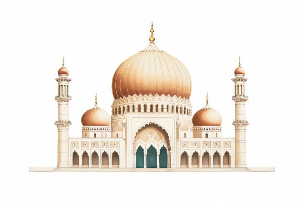 Mosque architecture building dome. AI | Premium Photo Illustration ...