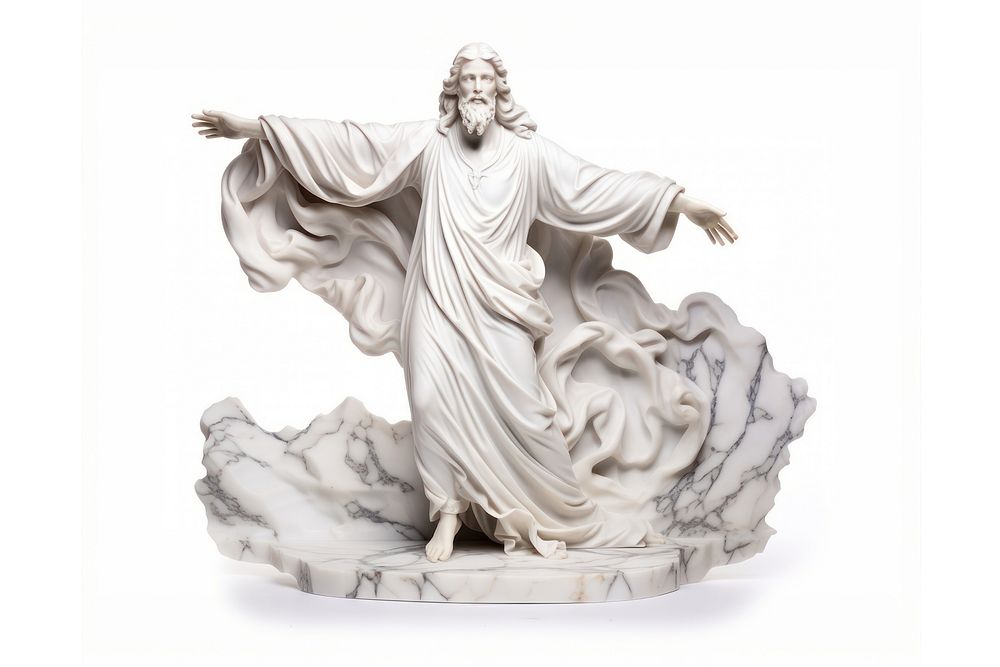 God statue sculpture figurine. AI generated Image by rawpixel.