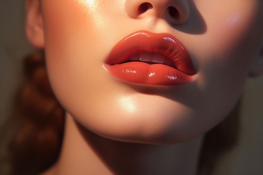 Lipsgloss tube product cosmetics lipstick skin. AI generated Image by rawpixel.