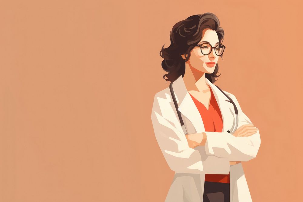 Mature female doctor adult stethoscope technology. AI generated Image by rawpixel.