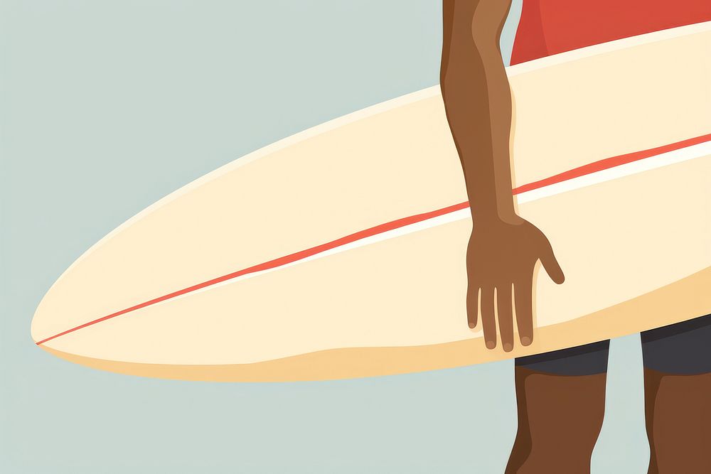 Man surfboard surfing sports. AI generated Image by rawpixel.