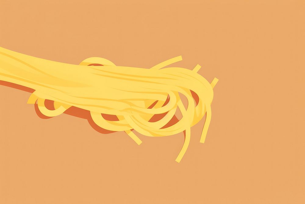 Pasta spaghetti food yellow. AI generated Image by rawpixel.