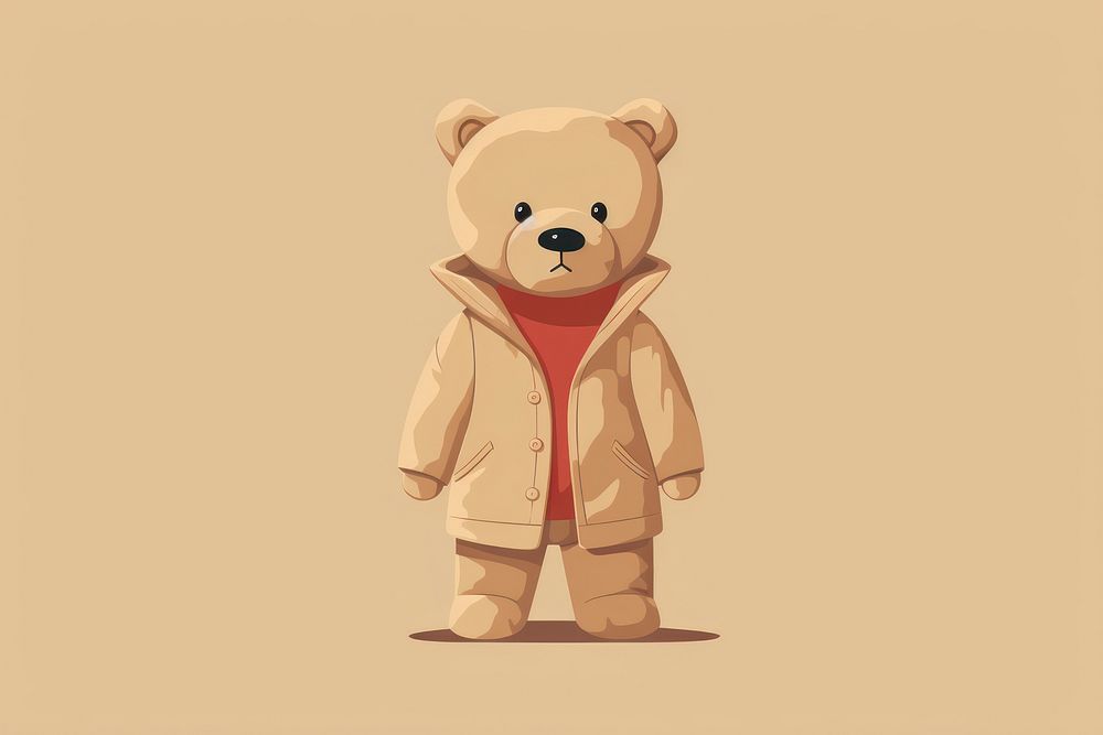 Teddy bear mammal representation creativity. AI generated Image by rawpixel.