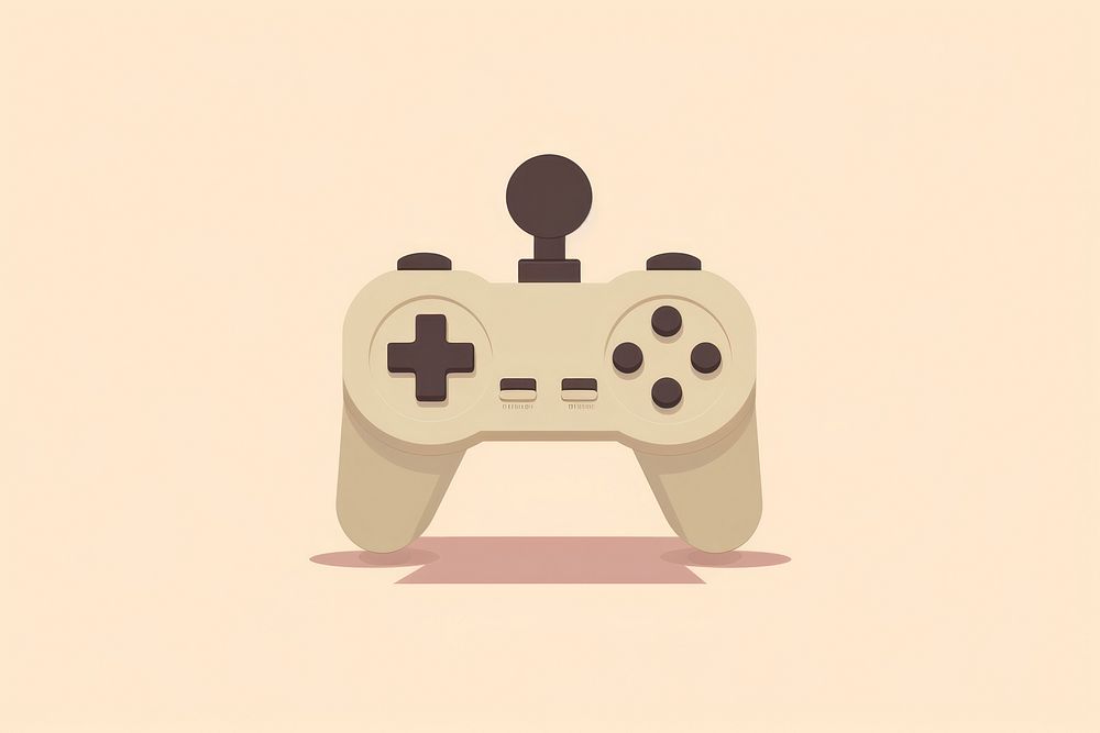 Video game joystick electronics technology cartoon. AI generated Image by rawpixel.