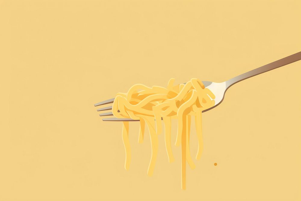 Pasta food spaghetti fork. 