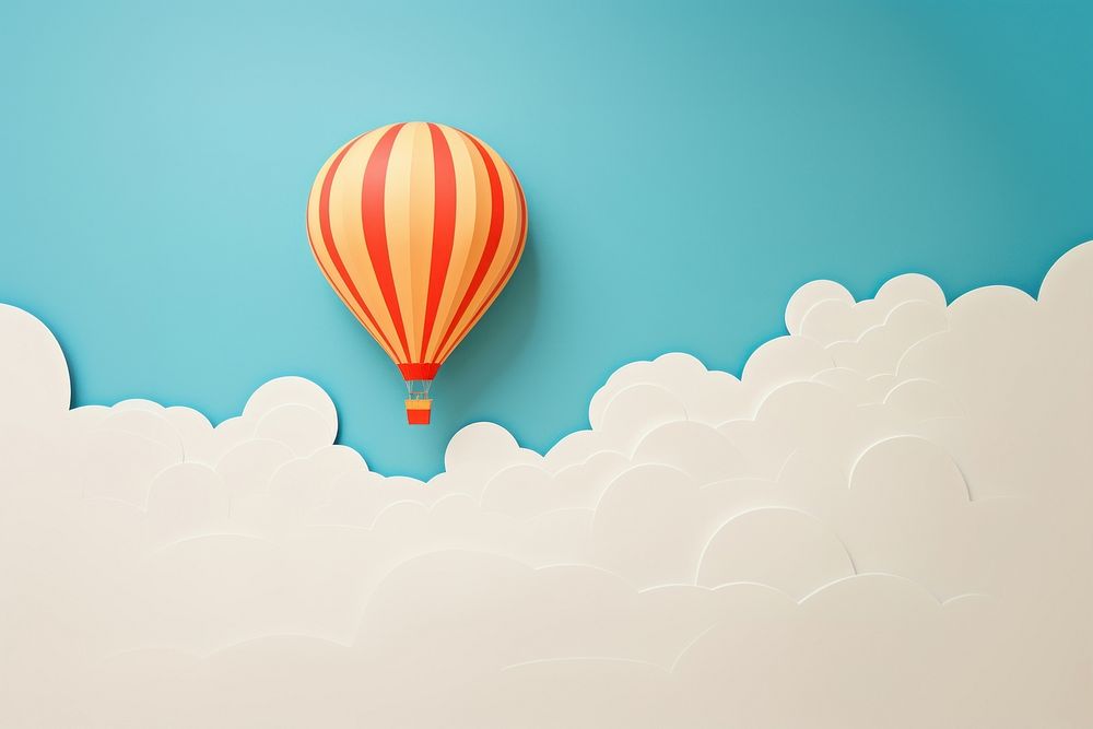 Balloon festival backgrounds aircraft vehicle. AI generated Image by rawpixel.