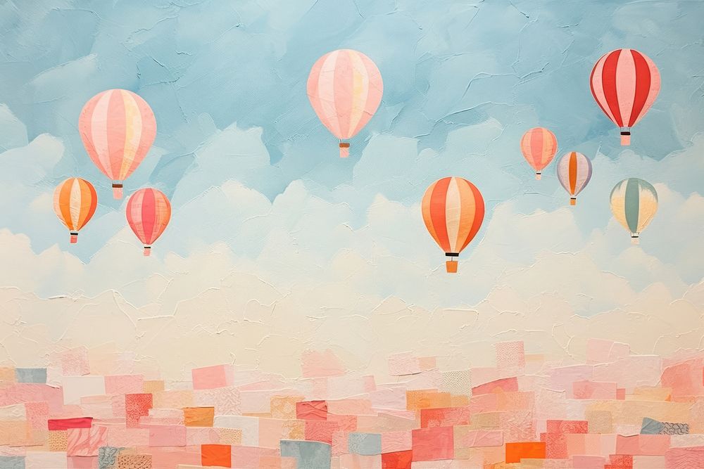 Hot air balloons backgrounds aircraft flying. 