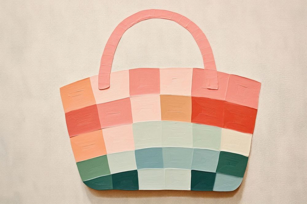 Minimal simple basket art handbag accessories. AI generated Image by rawpixel.