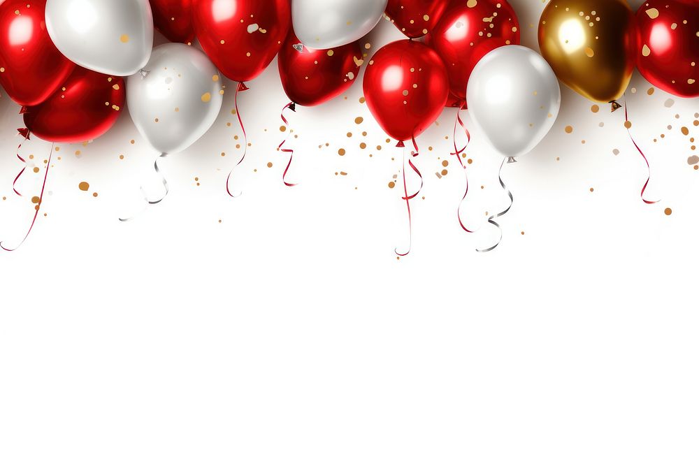 New year balloons celebration anniversary backgrounds. AI generated Image by rawpixel.