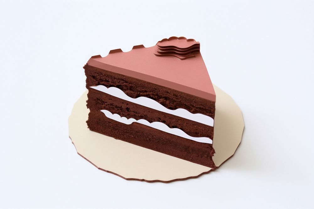 Chocolate cake dessert food confectionery. AI generated Image by rawpixel.