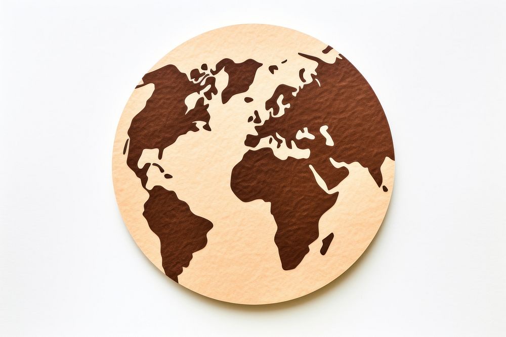 Earth planet map topography. AI generated Image by rawpixel.