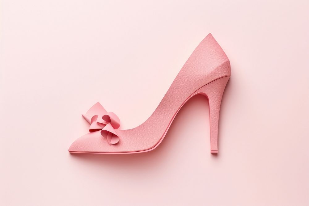Pink woman shoes footwear elegance clothing. AI generated Image by rawpixel.