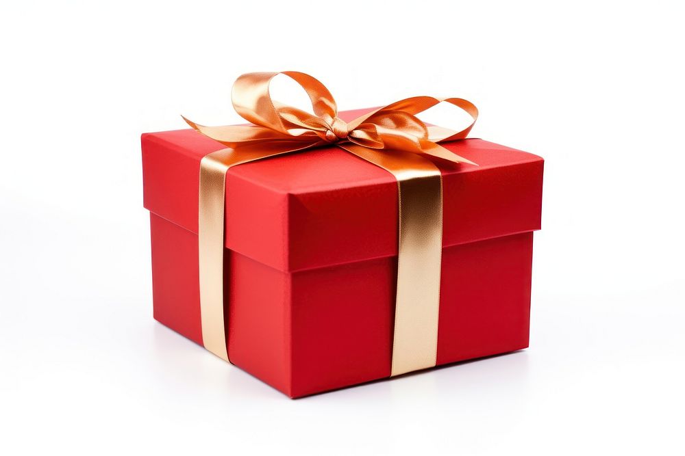 Give gift box white background. AI generated Image by rawpixel.