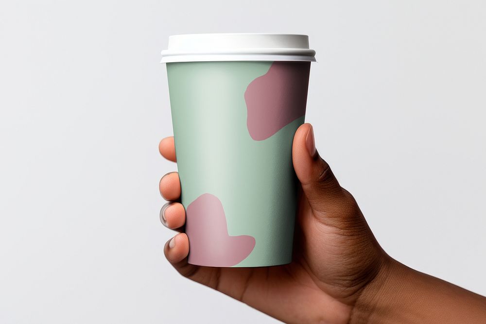 Paper coffee cup, product packaging design