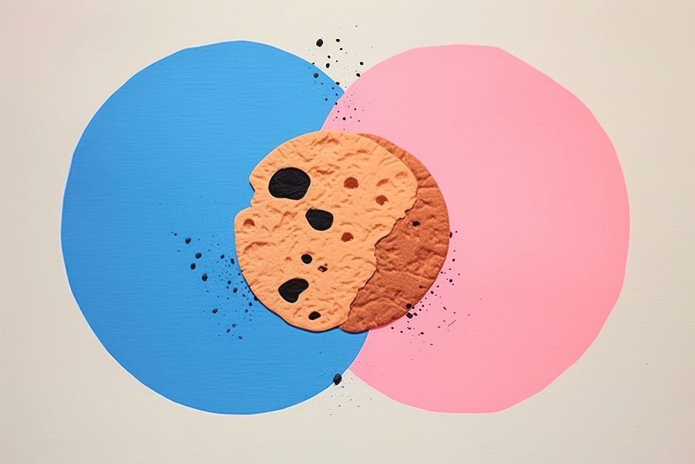 Paper cookies art anthropomorphic confectionery. AI generated Image by rawpixel.