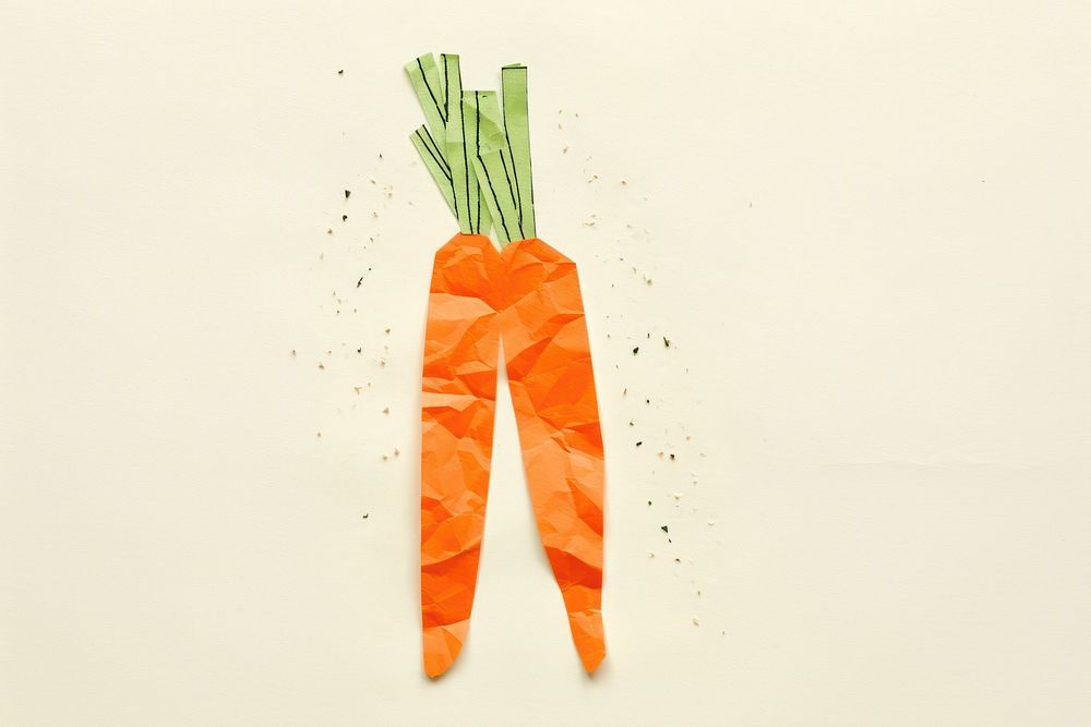 Carrot vegetable food art. AI generated Image by rawpixel.