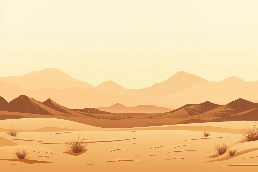 Desert backgrounds landscape outdoors. 