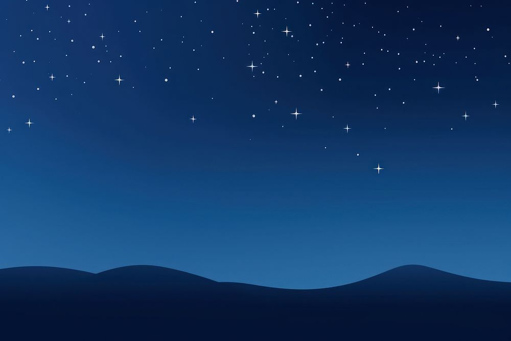 Night sky backgrounds outdoors horizon. AI generated Image by rawpixel.