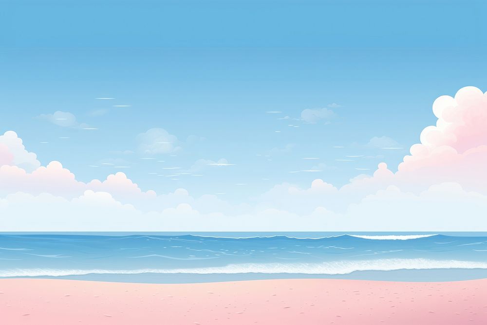 Beach glitter backgrounds landscape outdoors. AI generated Image by rawpixel.