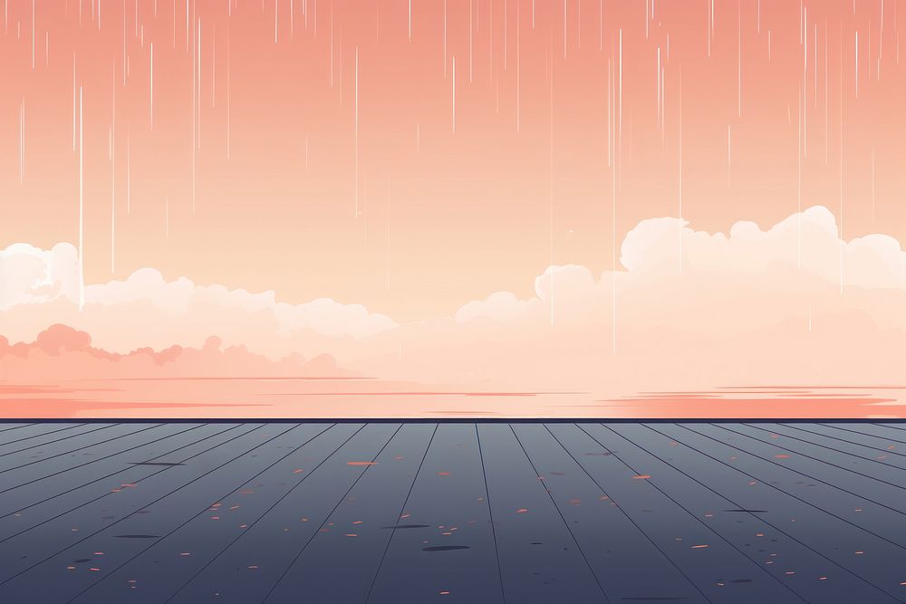 Rainning day backgrounds outdoors horizon. AI generated Image by rawpixel.