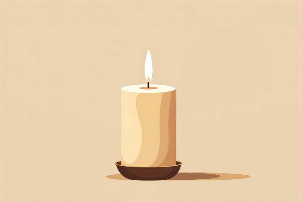 Candle cylinder lighting darkroom. AI generated Image by rawpixel.