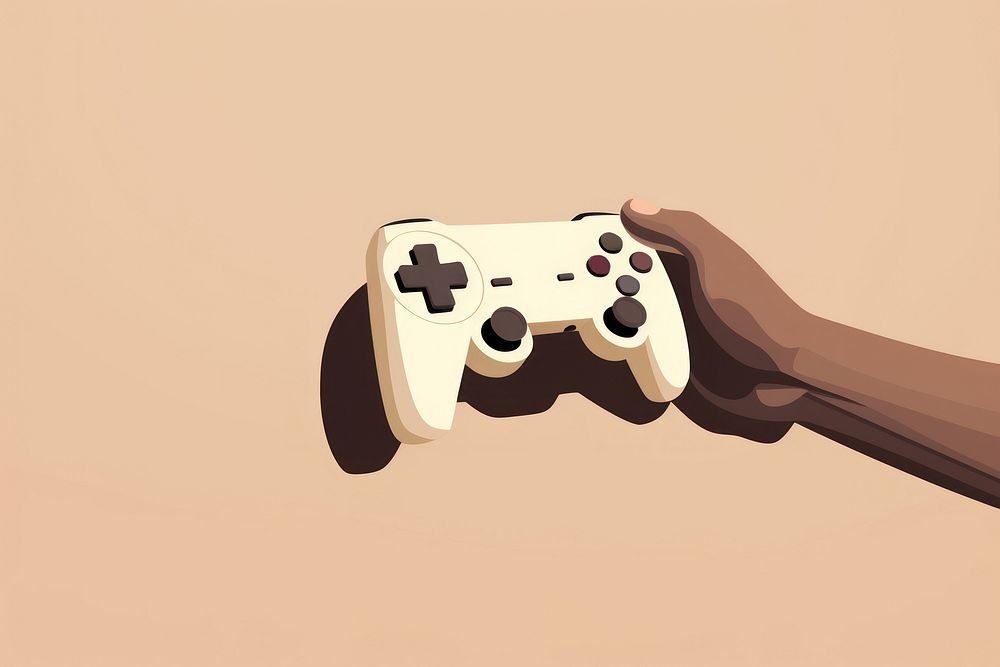 Joystick hand electronics technology. AI generated Image by rawpixel.